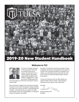 2019-20 New Student Handbook