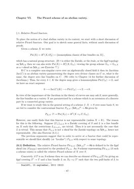 The Picard Scheme of an Abelian Variety