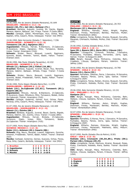 Wm 1950 Brasilien