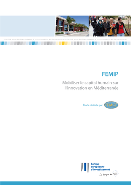 FEMIP Mobiliser Le Capital Humain Sur L’Innovation En Méditerranée