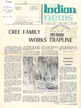 Cree Family Works Trapline