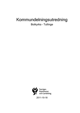 Kommundelningsutredning Botkyrka – Tullinge