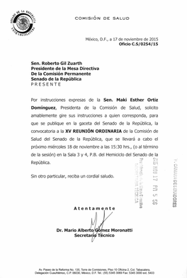 Comisión De Salud