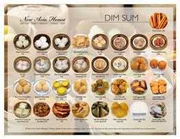 Dim Sum Menu