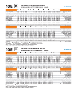 400E Servizio Autobus Sostitutivo S