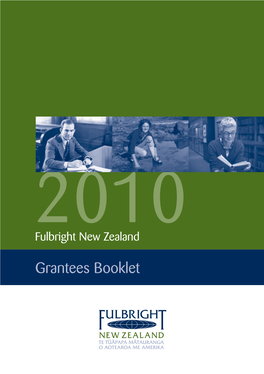 Grantees Booklet 2010 Inside.Indd