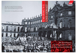 UMARMUNG UND GEWALT in Dokumenten Undbildern Der Gewerkschaften 1933 Die Zerschlagung Region Nordwürttemberg