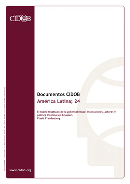 Documentos CIDOB