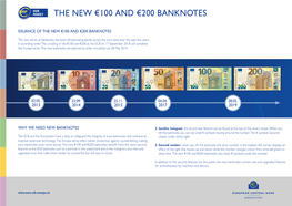 Fact Sheet on the New €100 and €200