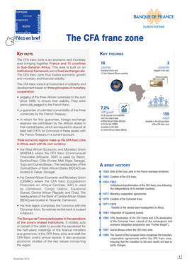 The CFA Franc Zone