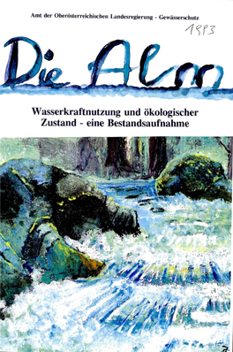 Alm. Wasserkraftnutzung Und Ökologischer Zustand