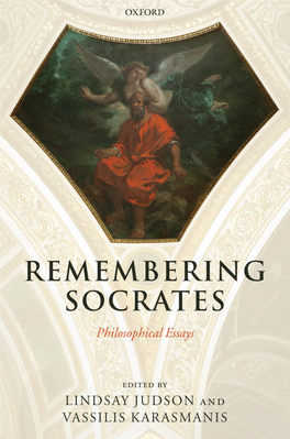 Remembering Socrates Philosophical Essays