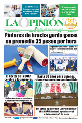 Pintores De Brocha Gorda Ganas En Promedio 35 Pesos Por Hora