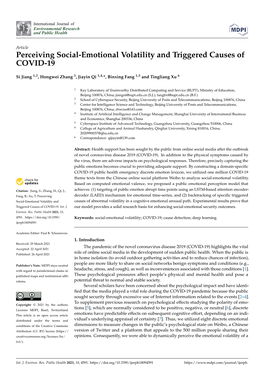 Perceiving Social-Emotional Volatility and Triggered Causes of COVID-19