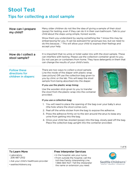 PE810 Stool Test