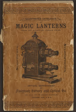 Illustrated Catalogue of Magic Lanterns