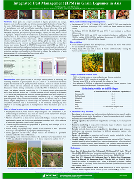 Integrated Pest Management (IPM) in Grain Legumes in Asia