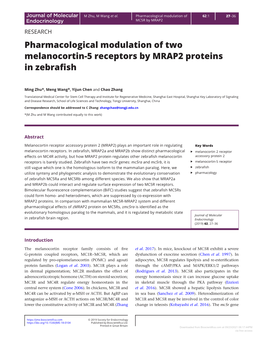 Downloaded from Bioscientifica.Com at 09/23/2021 08:17:44PM Via Free Access