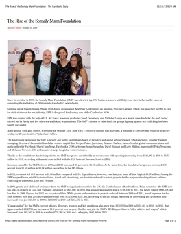 The Rise of the Somaly Mam Foundation | the Cambodia Daily 10/14/13 9:29 AM