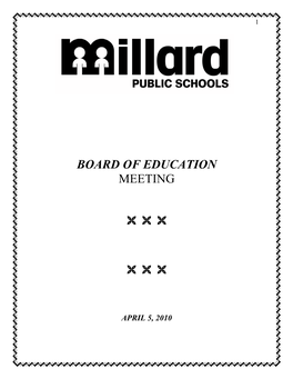 Board of Education Meeting