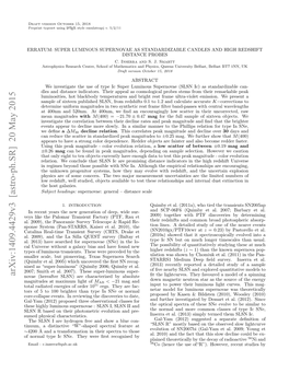 Super Luminous Supernovae As Standardizable Candles and High Redshift Distance Probes C