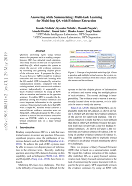 Arxiv:1905.08511V2 [Cs.CL] 29 May 2019 Stedfclyo Esnn.I Sdfcl O the for Difﬁcult Is It Reasoning