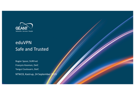 Eduvpn Safe and Trusted