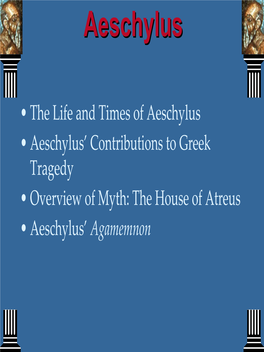 Aeschylusaeschylus