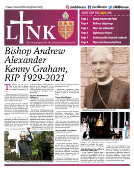 Bishop Andrew Alexander Kenny Graham, RIP 1929-2021