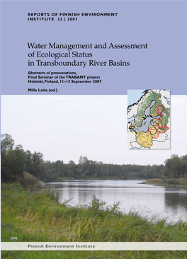 Water Management and Assessment of Ecological Status in Transboundary River Basins