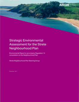 Strategic Environmental Assessment for the Strete Neighbourhood Plan