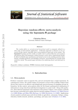 Bayesian Random-Effects Meta-Analysis Using the Bayesmeta