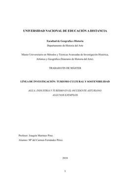 Universidad Nacional De Educación a Distancia