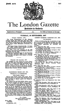 The London Gazette J3ublfs!)Tti