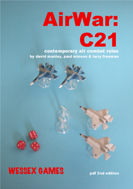 AIRWAR: C21 (2Nd Pdf Edition) Contemporary Air Combat Rules