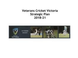 VCV Strategic Plan 2018-21