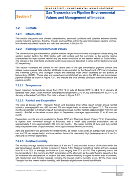 Section 7 Gas Transmission Pipeline Environmental Values