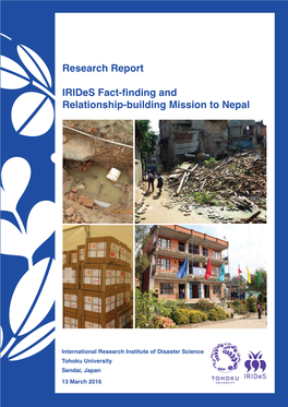 Research Report Irides Fact-Finding and Relationship-Building Mission