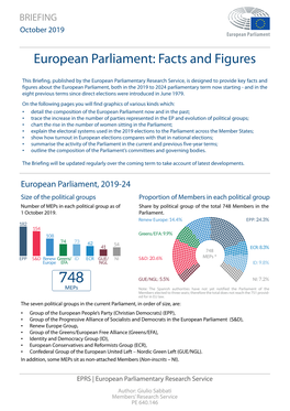 European Parliament: Facts and Figures