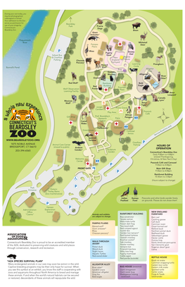 Beardsley Zoo Map Website 5-16