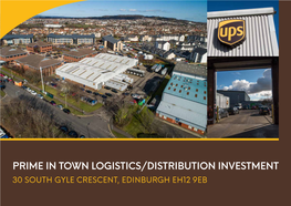 Prime in Town Logistics/Distribution Investment Investment Summary