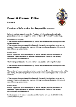 Devon & Cornwall Police