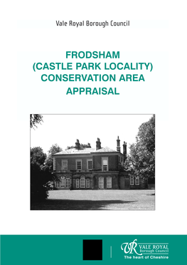 Frodsham (Castle Park Locality) Conservation Area Appraisal