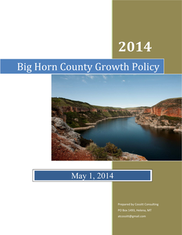 Big Horn County Growth Policy May 2014