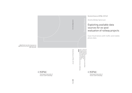 Exploiting Available Data Sources for Ex-Post Evaluation of Railway Projects Doctoral Thesis Doctoral