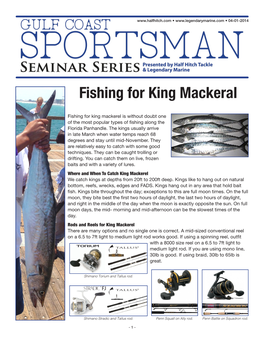 Fishing for King Mackeral