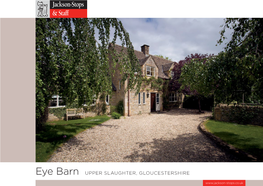 Eye Barn UPPER SLAUGHTER, GLOUCESTERSHIRE