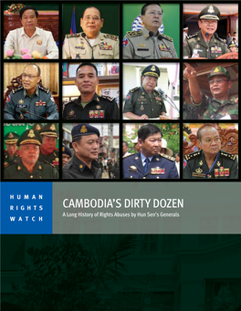 Cambodia's Dirty Dozen