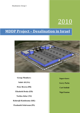 Desalination in Israel