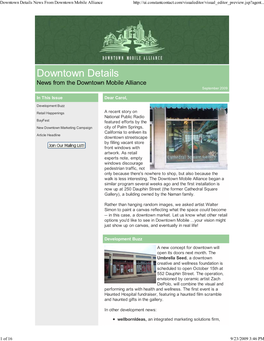 Downtown Details News from Downtown Mobile Alliance